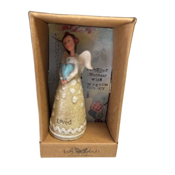 Kelly Rae Roberts Birthday Wish Angels Figurine 6" Studio - Picture 1 of 2